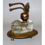 Dan Bancila, "Stengel", Bronze- / Glasplastik 