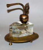 Dan Bancila, "Stengel", Bronze- / Glasplastik