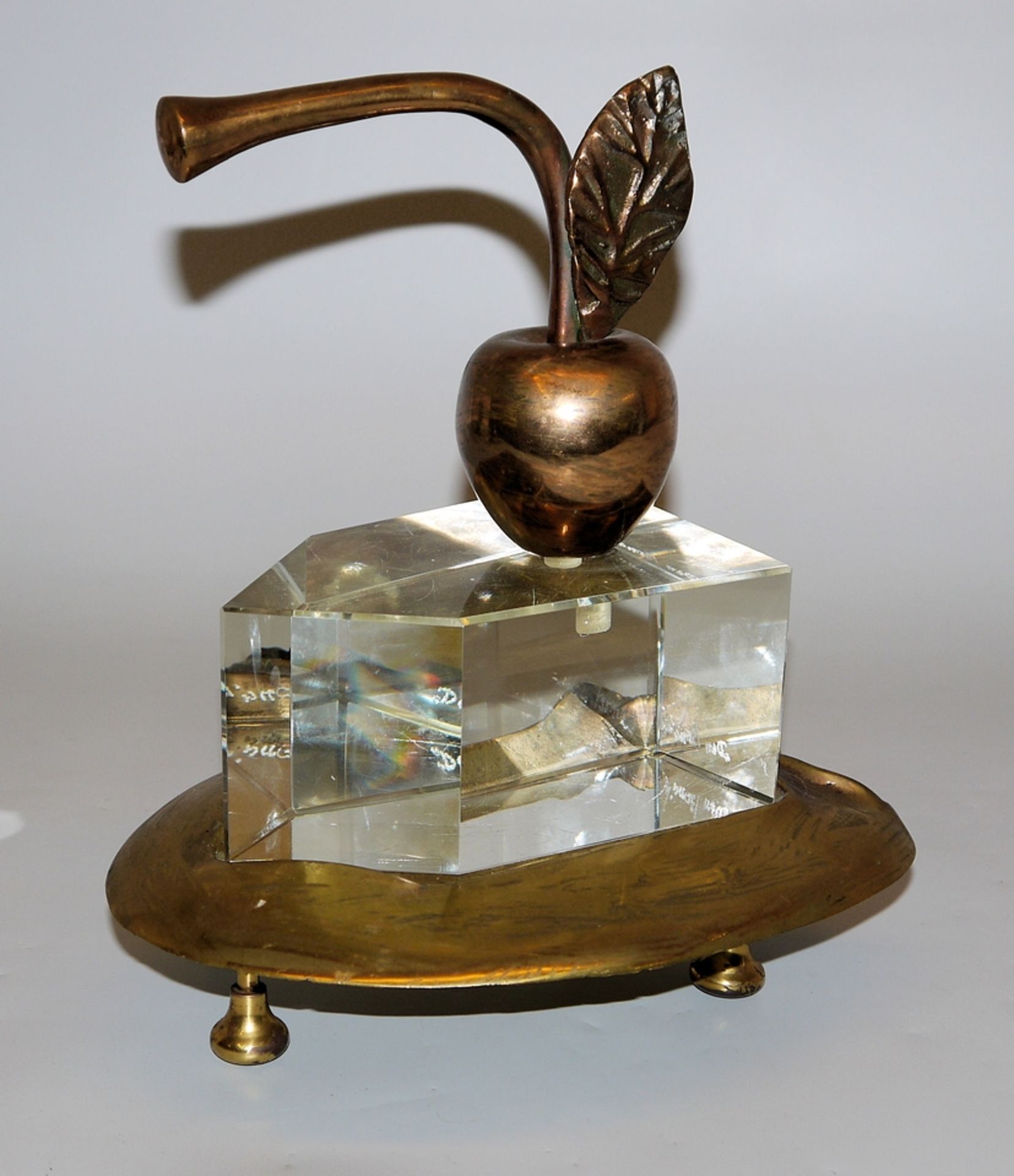 Dan Bancila, "Stengel", Bronze- / Glasplastik 