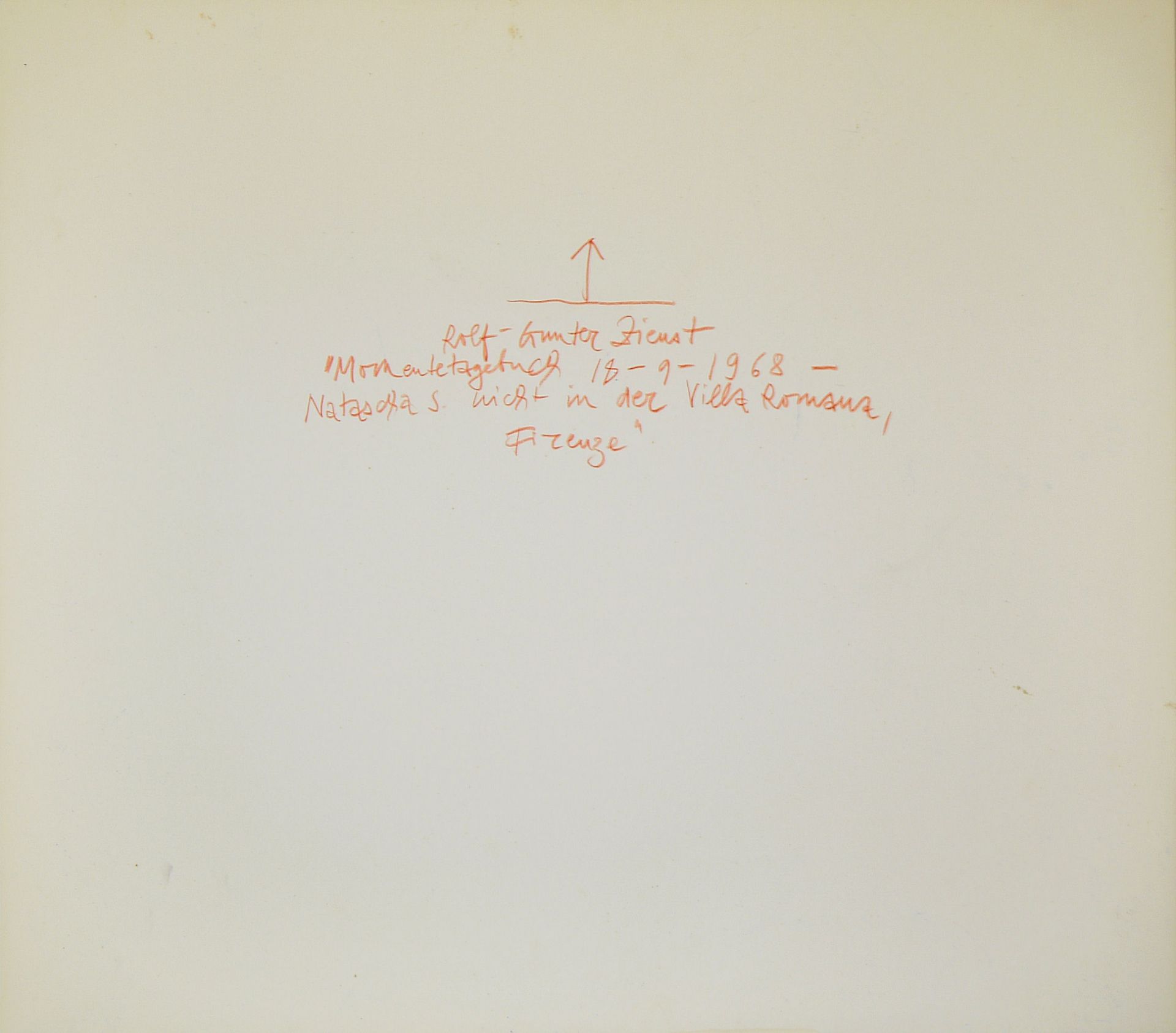 Rolf-Gunter Dienst, Organische Strukturen, "Momentetagebuch" von 1968, 2 Kreidezeichnungen - Bild 3 aus 3