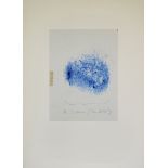 Jean Tinguely, Ohne Titel, signierte Grafik, bestehend aus 2 Teilen, Unikat