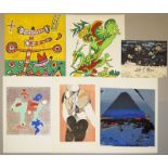 Reichhaltiger Kunstnachlass Graphiken, Originale & 2 Fotobücher