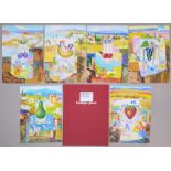 Jewgeni Ryman, Früchte und ihre Landschaften, 6 Mischtechniken