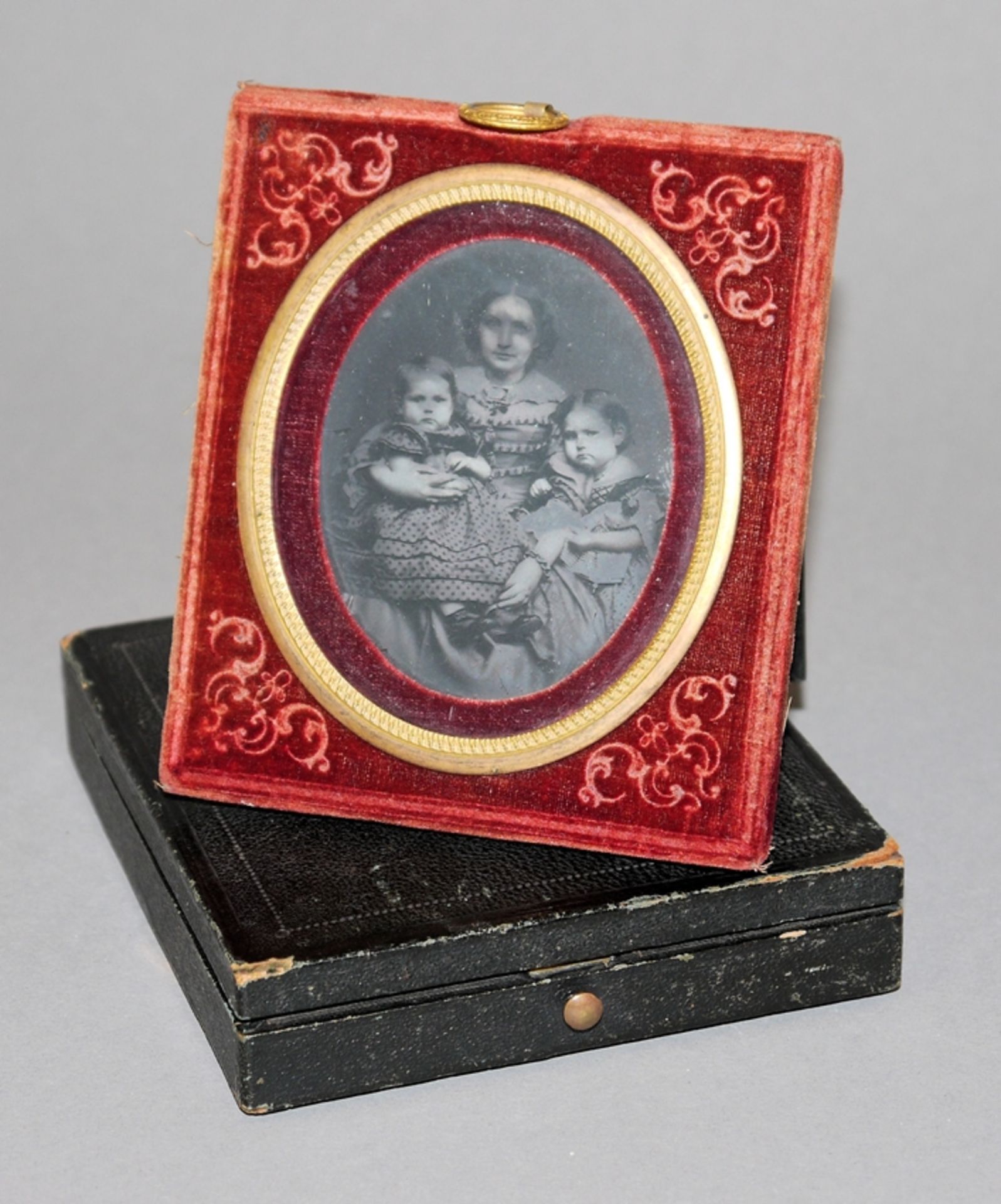 Feine Daguerreotypie in Originalschatulle, Frankreich um 1850