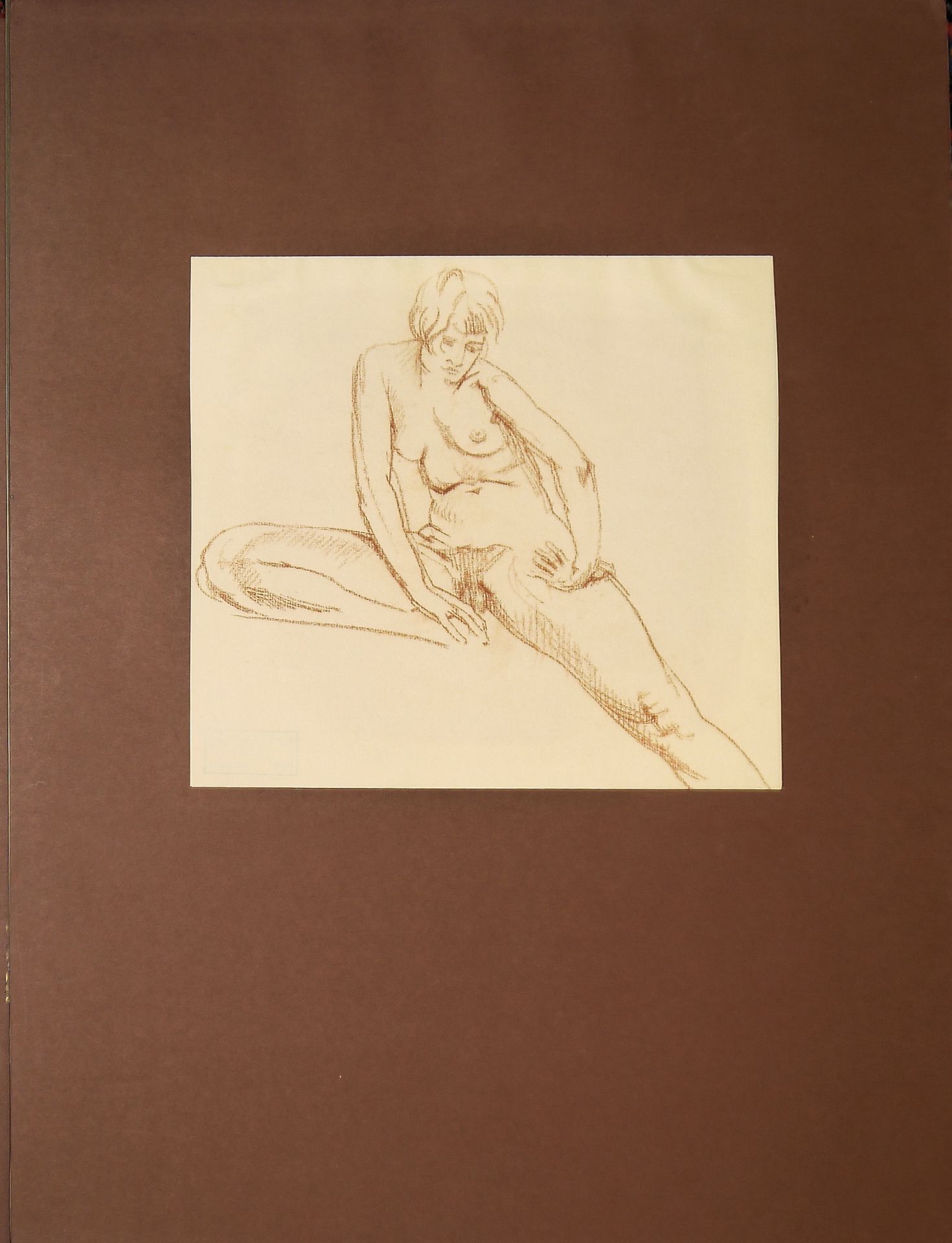 Walter Eugen Niederer und Martin Mayer, Frauenakte, 7 Zeichnungen und eine Lithographie - Bild 3 aus 8