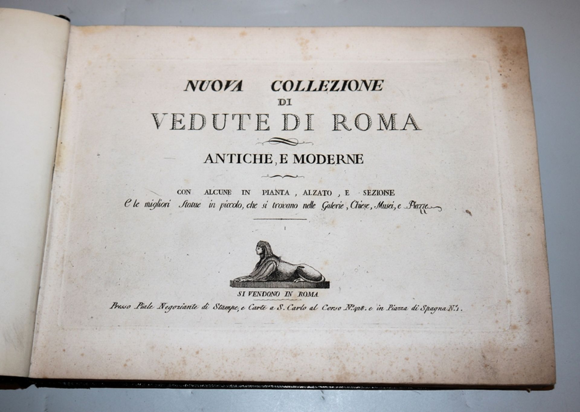 Antiquarisches Veduten-Album über Rom um 1869 - Bild 3 aus 3