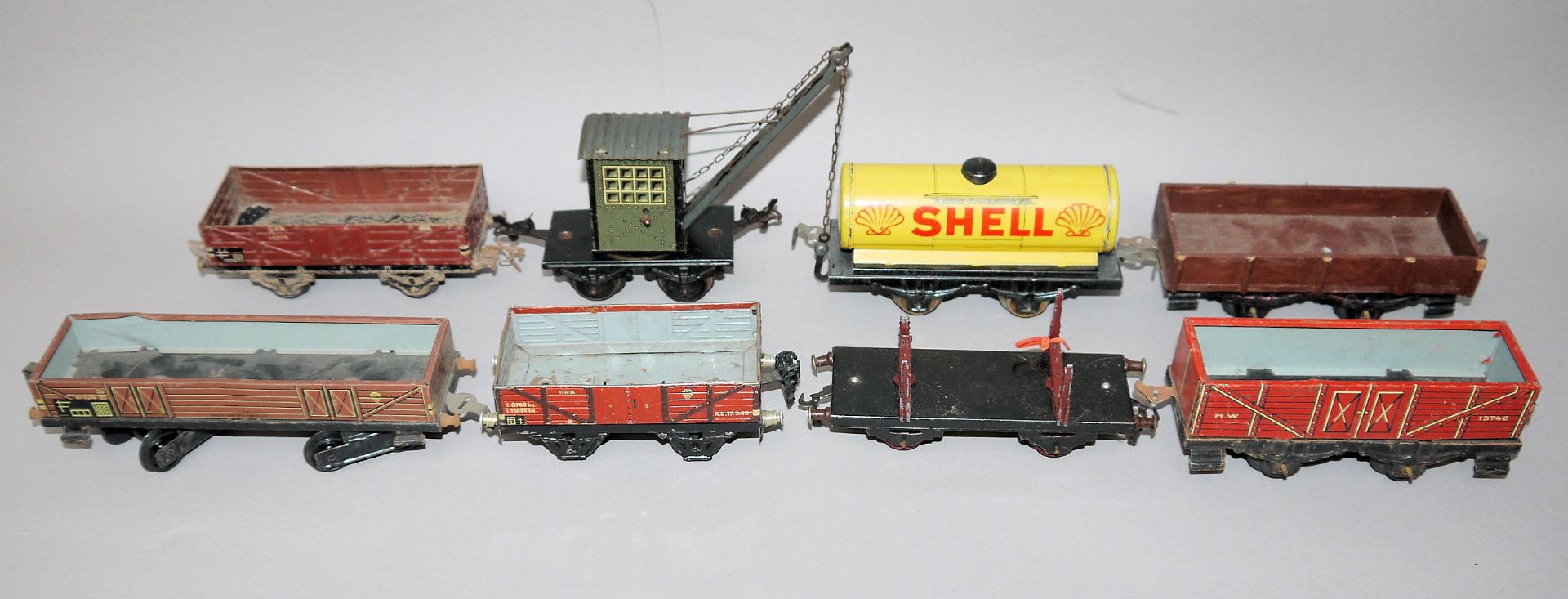 Eisenbahnkonvolut Spur 0, Lokomotiven u. Wägen, 30 Teile  - Bild 3 aus 4