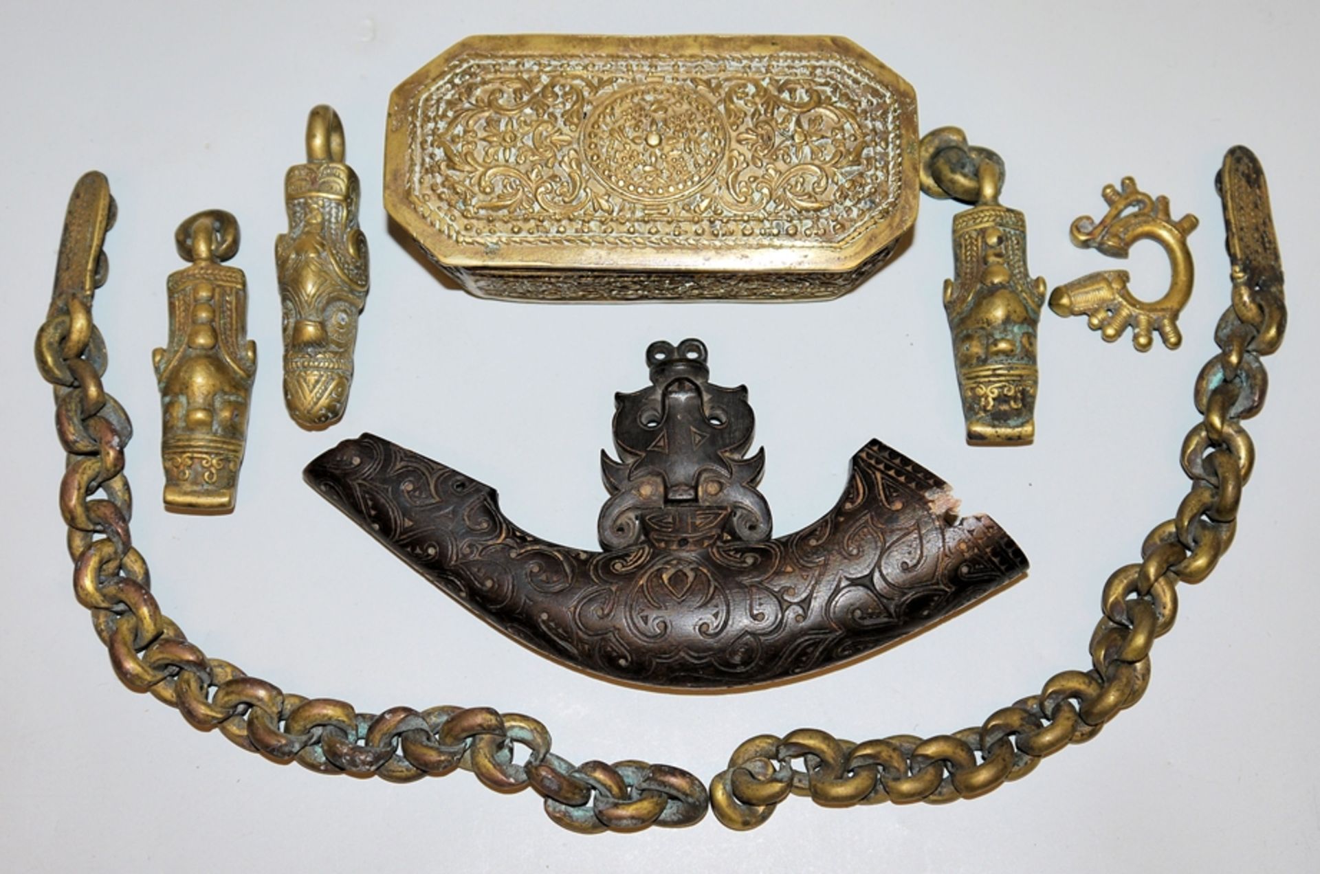 Sammlung Artefakte der Toba Batak, Sumatra, Indonesien 19. Jh.