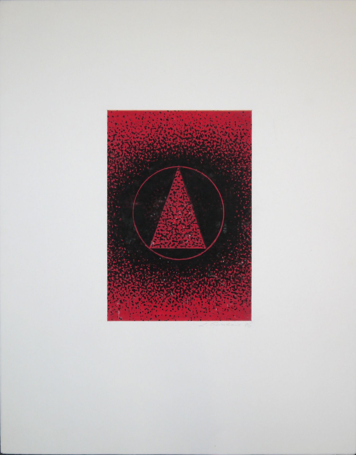 Lothar Griesbach, Abstrakte Kompositionen, 4 Tempera - Bild 2 aus 5