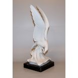 Max Esser, Möwen auf Woge, Weißporzellan, Kgl. Meißen Entwurf Max Esser um 1930