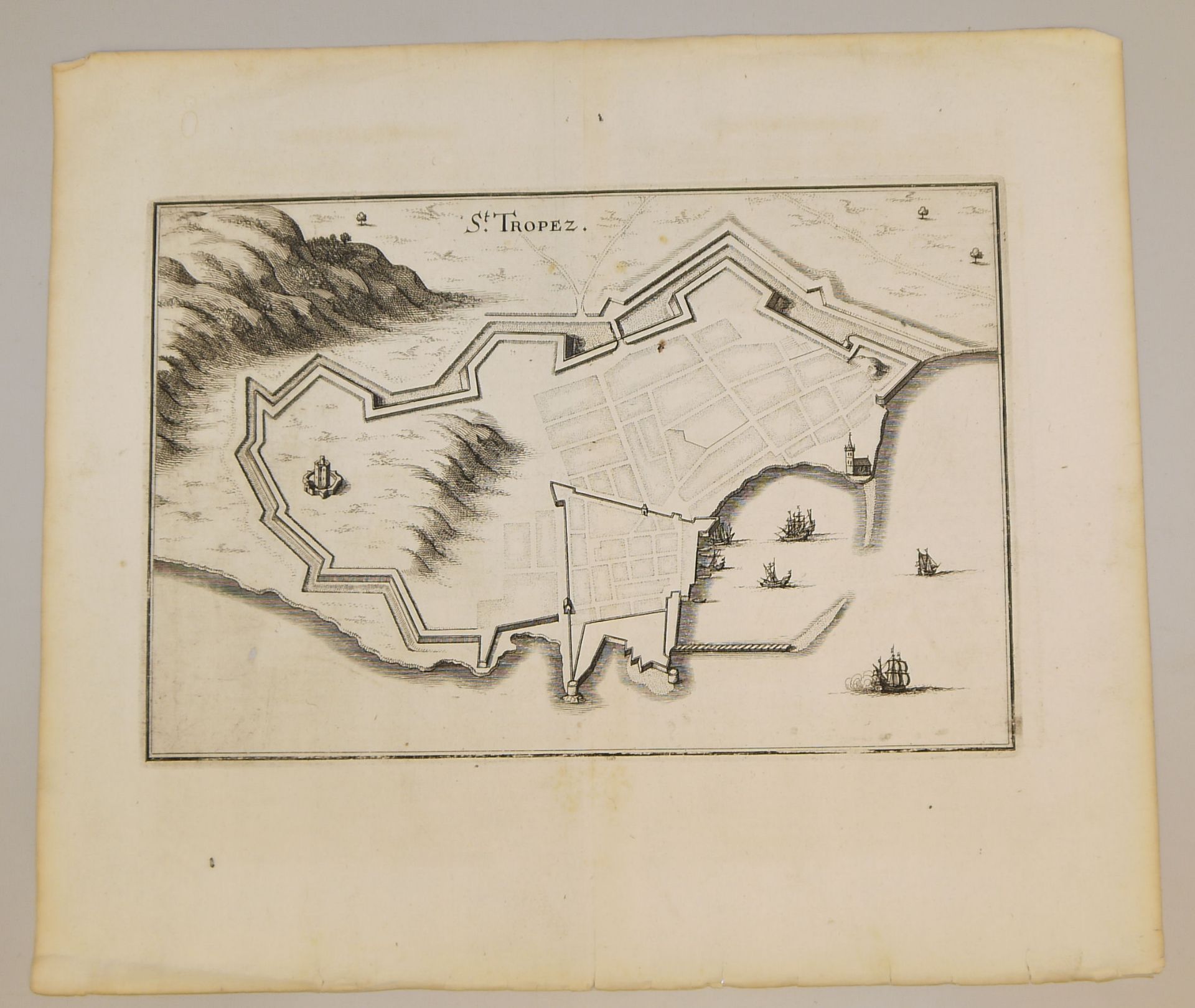 Matthäus Merian, 35 Kupferstiche aus "Topographia Galliae", um 1660 - Bild 2 aus 4