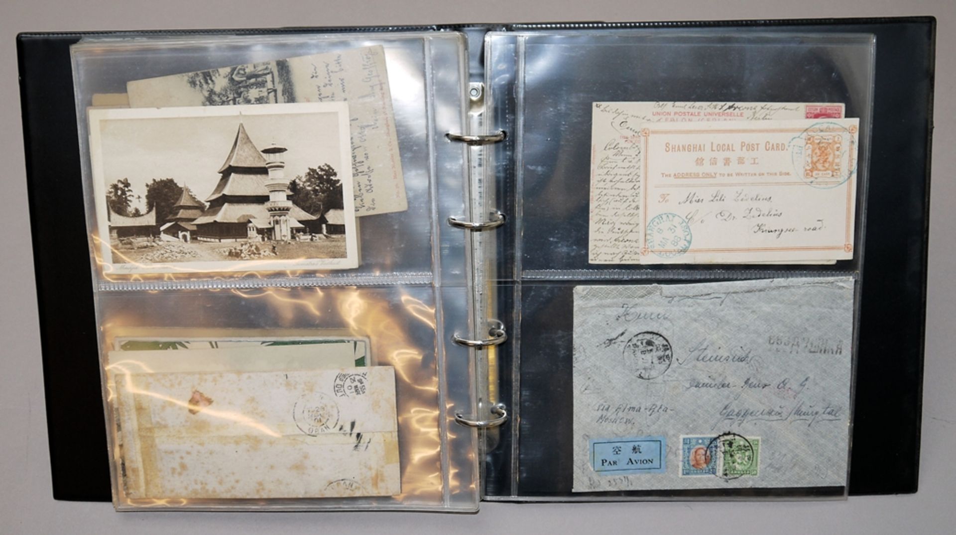 Sammlung von 29 Ganzsachen (Briefe), Asien, um 1910