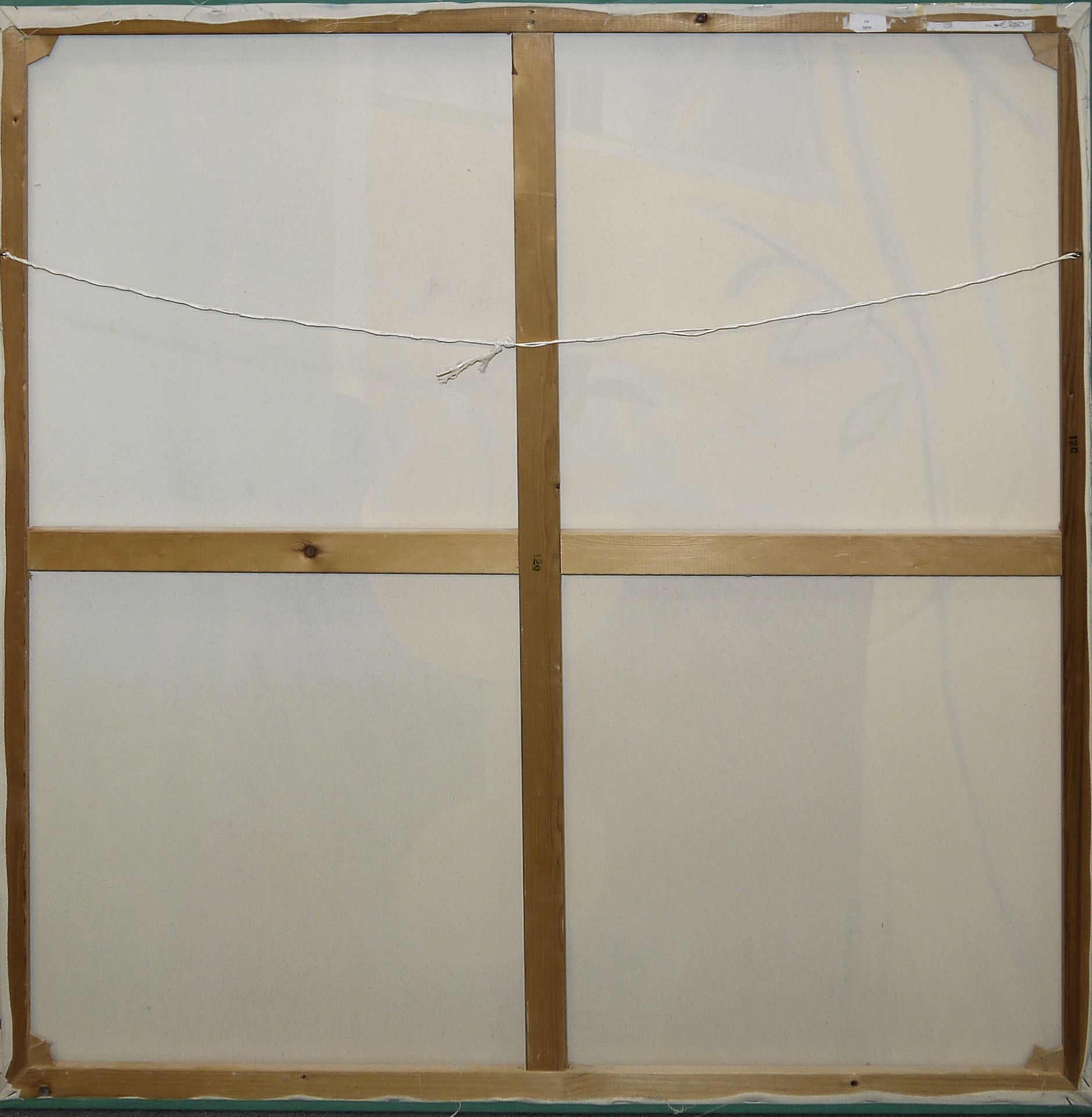 Eckart Rotter, Zwei große abstrahierte Komposition, Ölgemälde von 1996 - Bild 5 aus 6