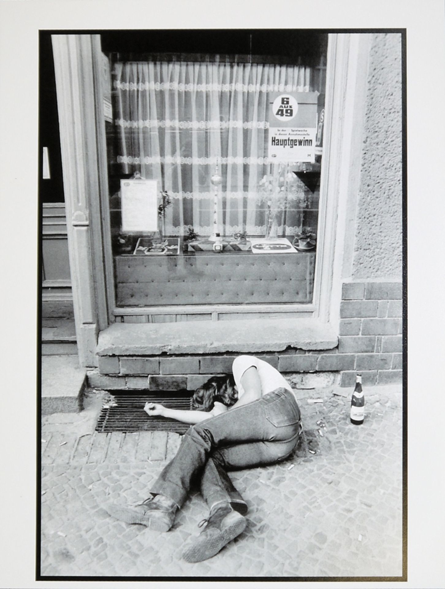 Harald Hauswald, "Eberswalder Str.", signierte Fotografie von 1985