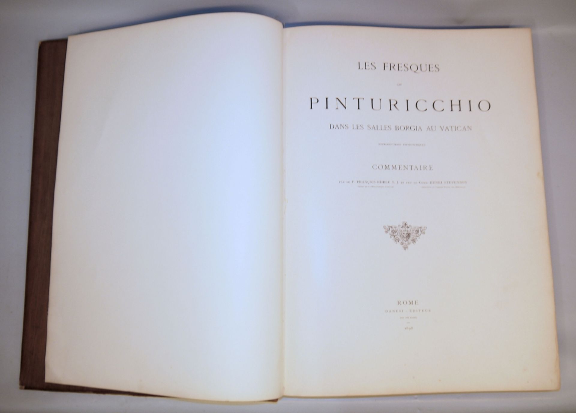 Selten: Les Fresques du Pinturicchio dans les salles Borgia au Vatican von 1898, nummeriertes Exemp