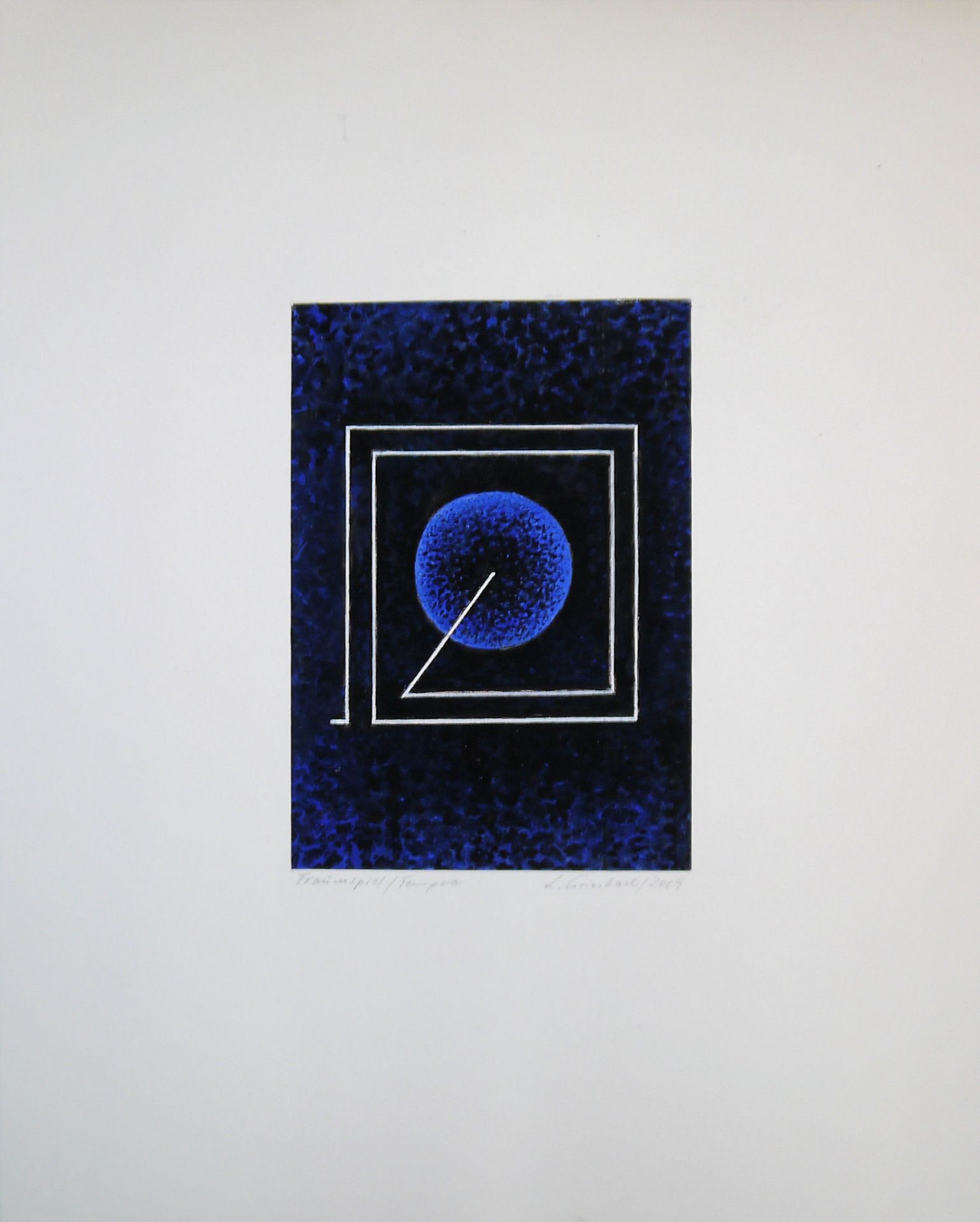 Lothar Griesbach, Abstrakte Kompositionen, 4 Tempera - Bild 3 aus 5