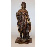 Henry Étienne Dumaige, Bronzeplastik Allegorie der Arbeit