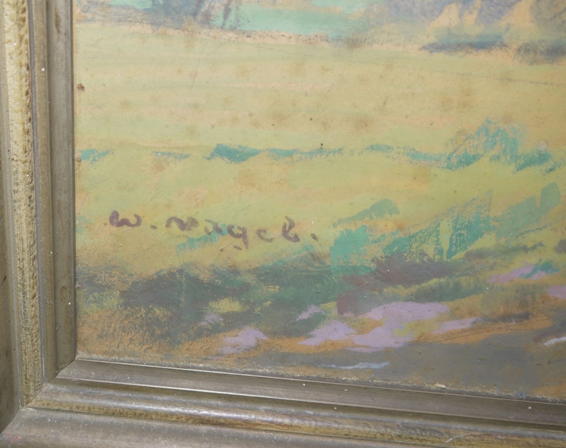 Wilhelm Nagel, Sommer auf der Alb, Ölgemälde, gerahmt - Bild 3 aus 4