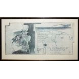 Horst Janssen, 3 sign. Graphiken, 2 x gerahmt