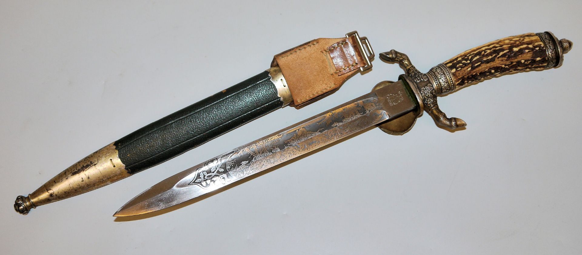 Hirschfänger der deutschen Jägerschaft, Eickhorn Solingen, 3. Reich - Bild 2 aus 4