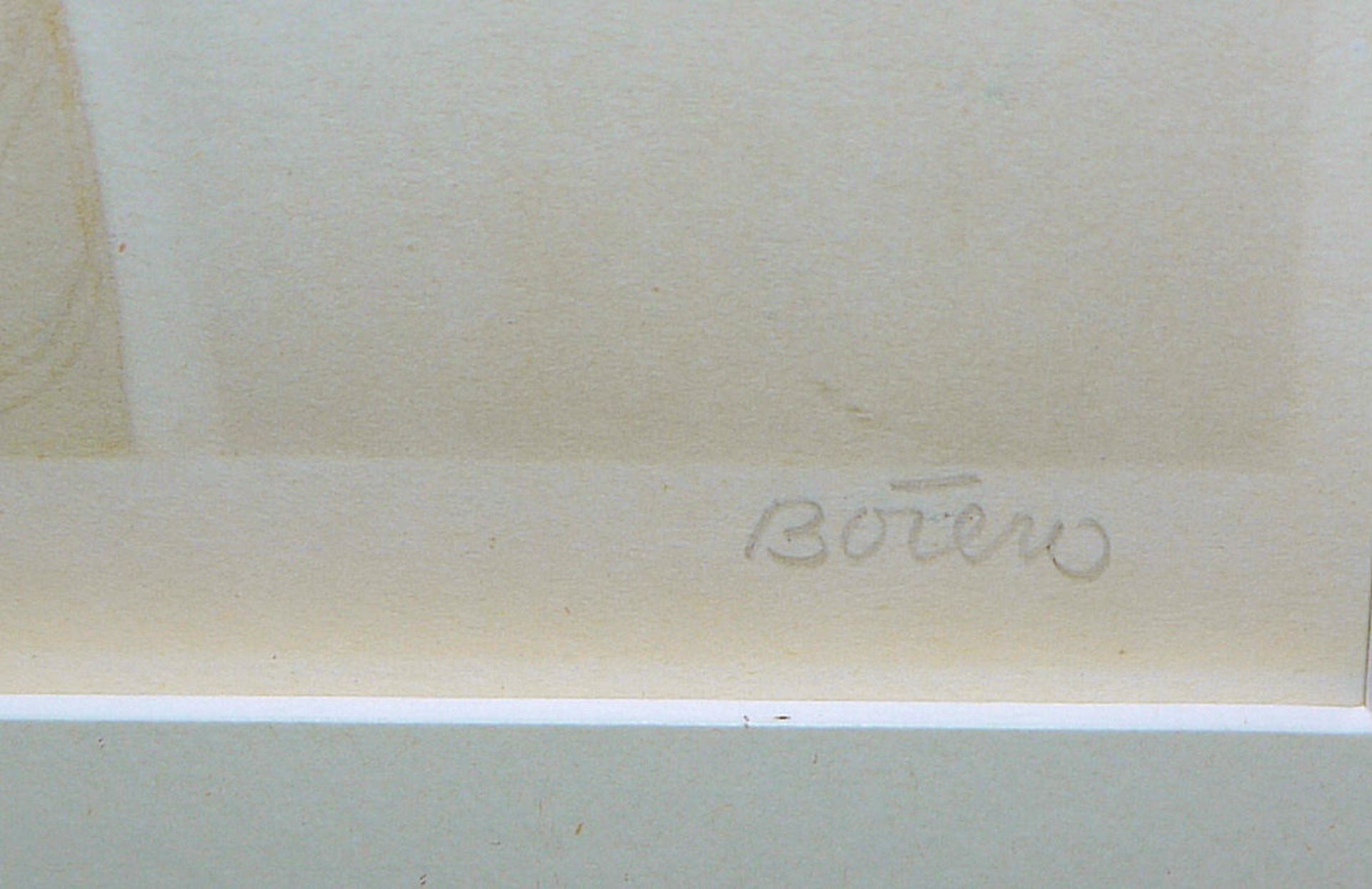 Fernando Botero, Mujer Fumando, aus: Dessins et Aquarelles, signierte Farboffsetlithographie von 19 - Bild 2 aus 2