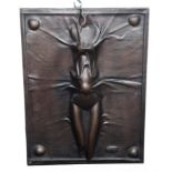 Paul Wunderlich, Bronzerelief "Aphrodite" von 1979