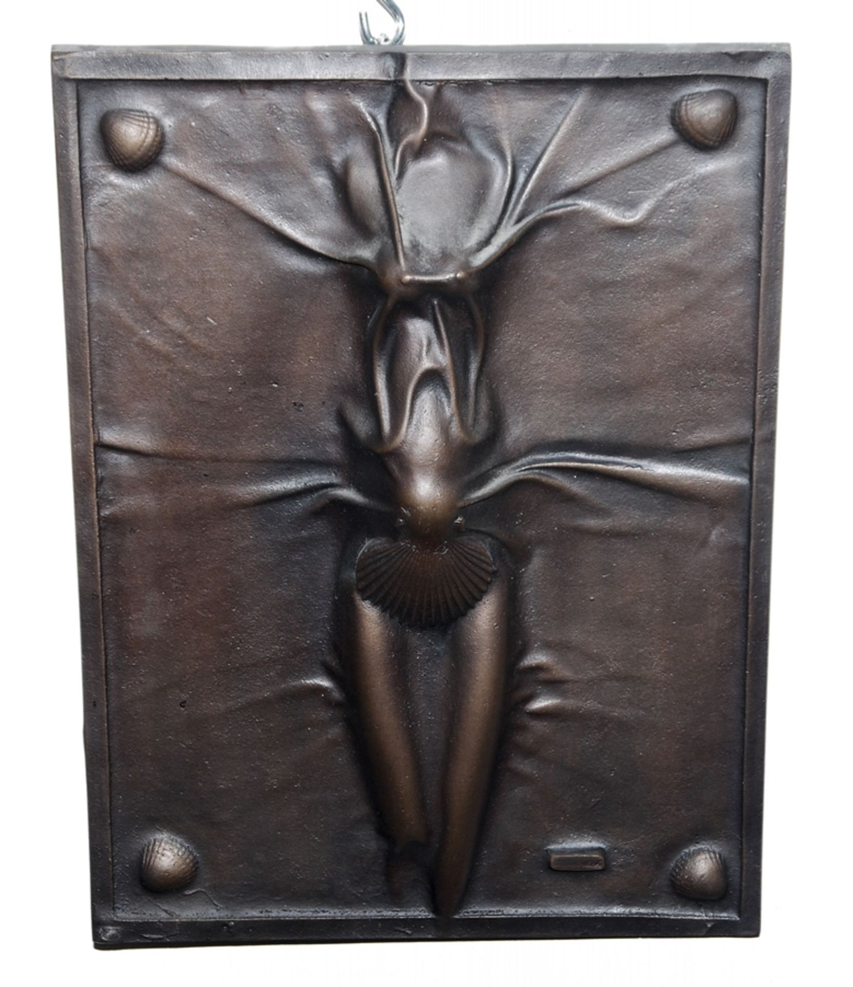 Paul Wunderlich, Bronzerelief "Aphrodite" von 1979