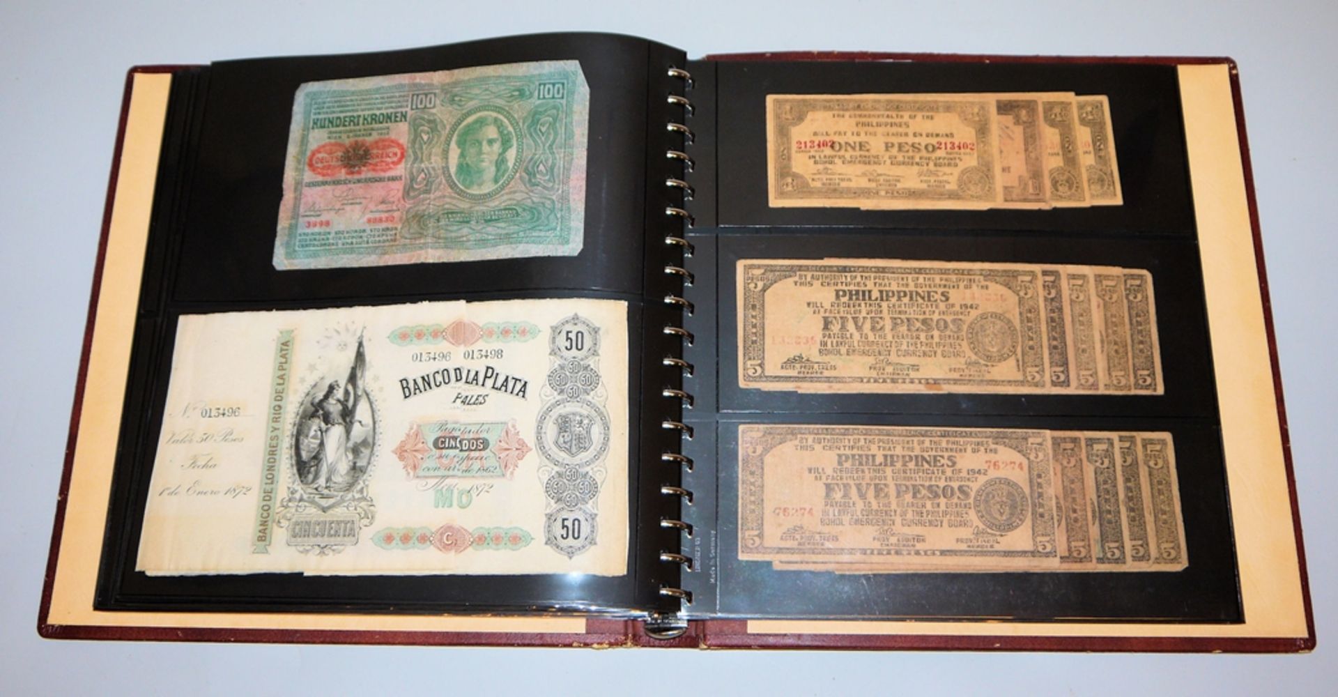 Stattliche Sammlung Städte-Notgeld und Banknoten aus aller Welt, in vier Ringbuch-Alben - Bild 4 aus 8