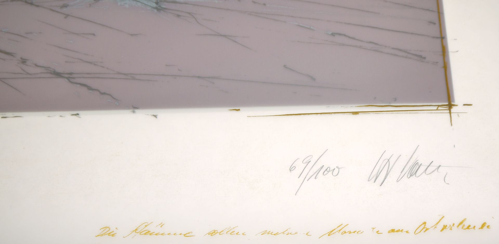 Hannsjörg Voth, "Platz der Macht", zweiteilige Arbeit mit Serigraphien und Transparentpapier - Bild 2 aus 2