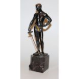 Emile Henri, Bronzeplastik Fechter