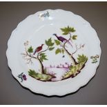 Großer Pfauenteller, Kgl. Meißen um 1745