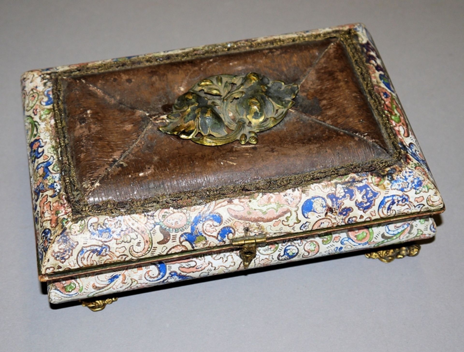 Nähkästchen, sog. Reise-Necessaire, 19. Jh., wohl Frankreich - Bild 2 aus 2