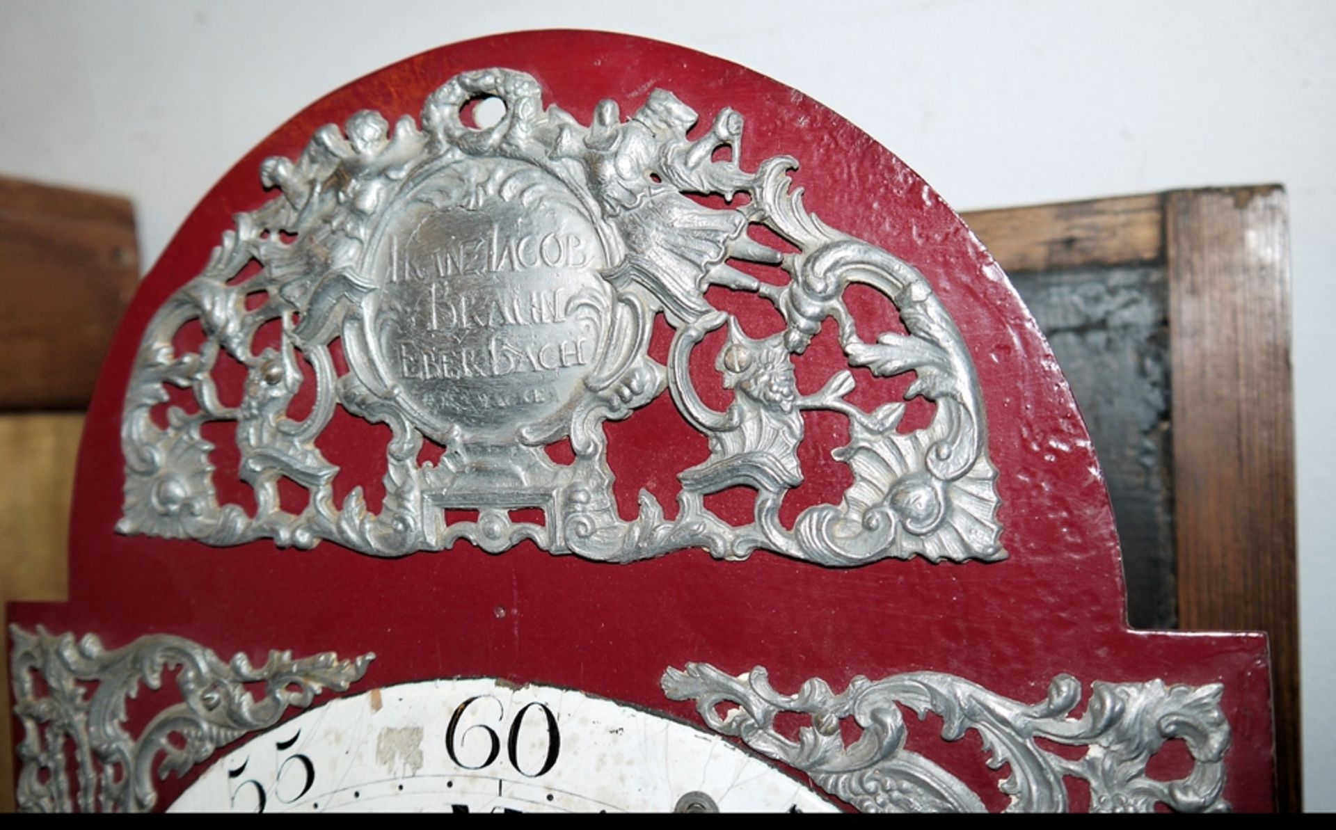 Standuhr, Jacob Franz Braun zuzuschreiben, wohl Eberbach um 1770/80 - Bild 3 aus 4