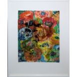 Will Sohl, Sommerblumen, signiertes Aquarell von 1966, gerahmt
