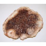 Große Kristalldruse mit Citrin