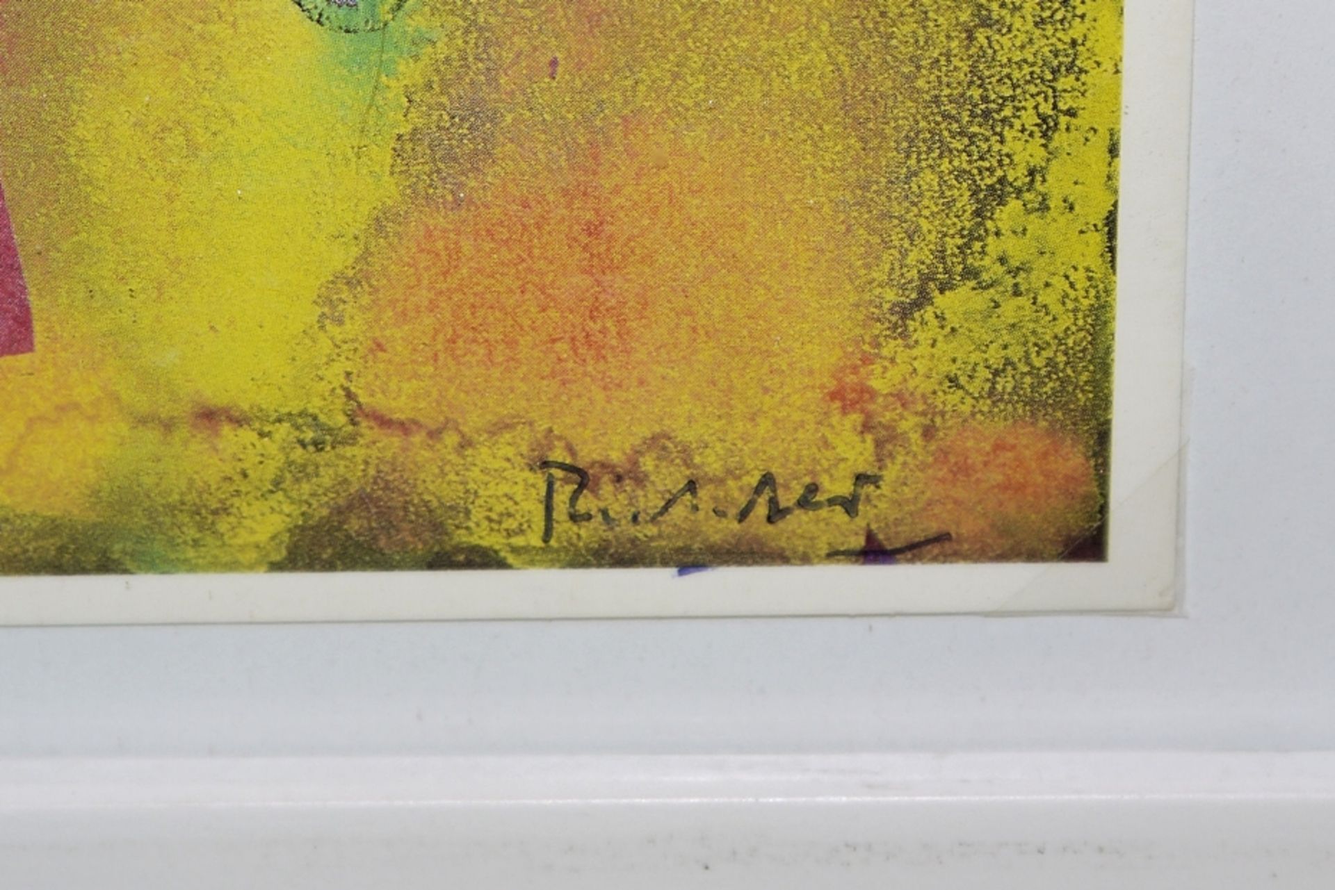 Gerhard Richter, 6.4.88, Farboffset, signiert, gerahmt - Bild 2 aus 2