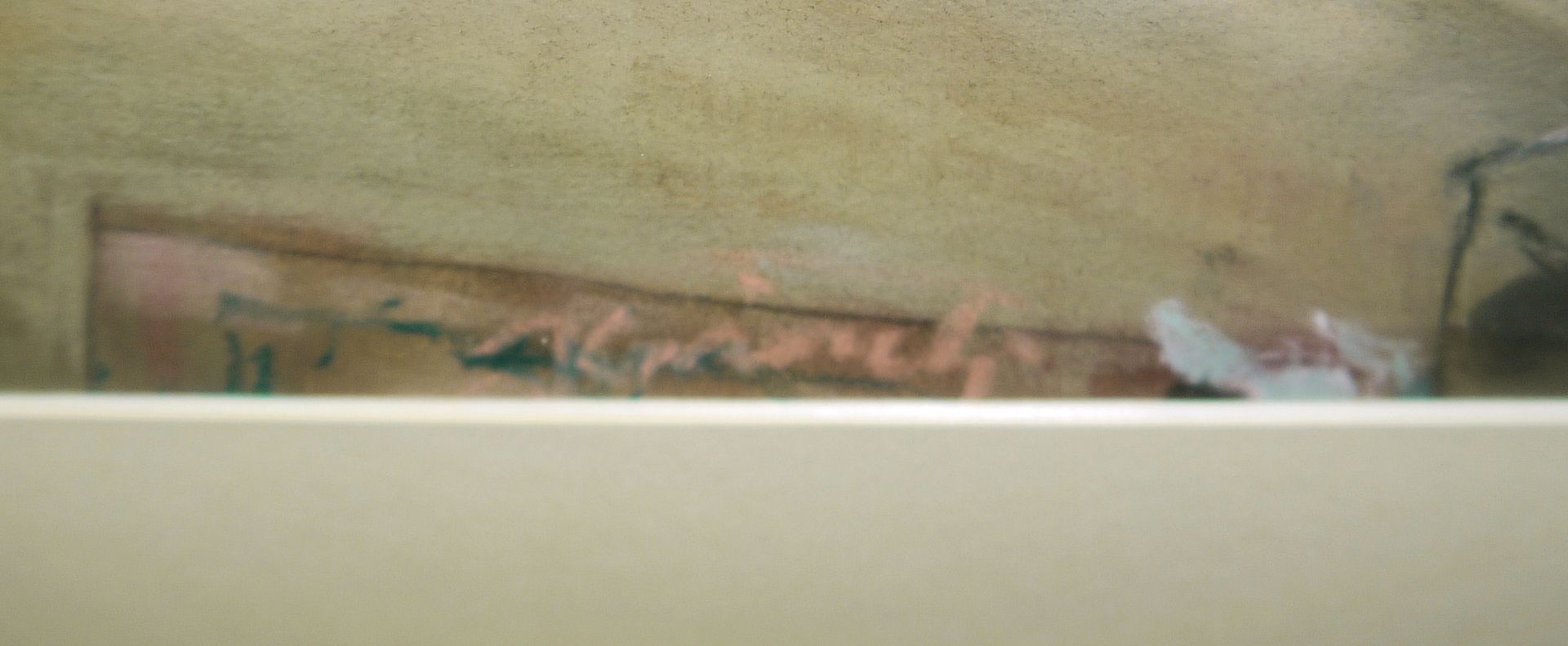 Rudolf Kriesch, Bildhauerin und Modell, Atelierszene, Pastell, gerahmt - Bild 2 aus 2
