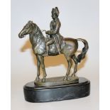 Nach Antonio Canova, Napoleon zu Pferde, Bronzeplastik 20. Jh.