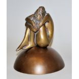 Bruno Bruni, "La Felicità", Bronzeplastik auf beweglichem Sockel