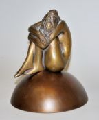 Bruno Bruni, "La Felicità", Bronzeplastik auf beweglichem Sockel