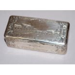 Tabatiere, Silber, Moskau 1854