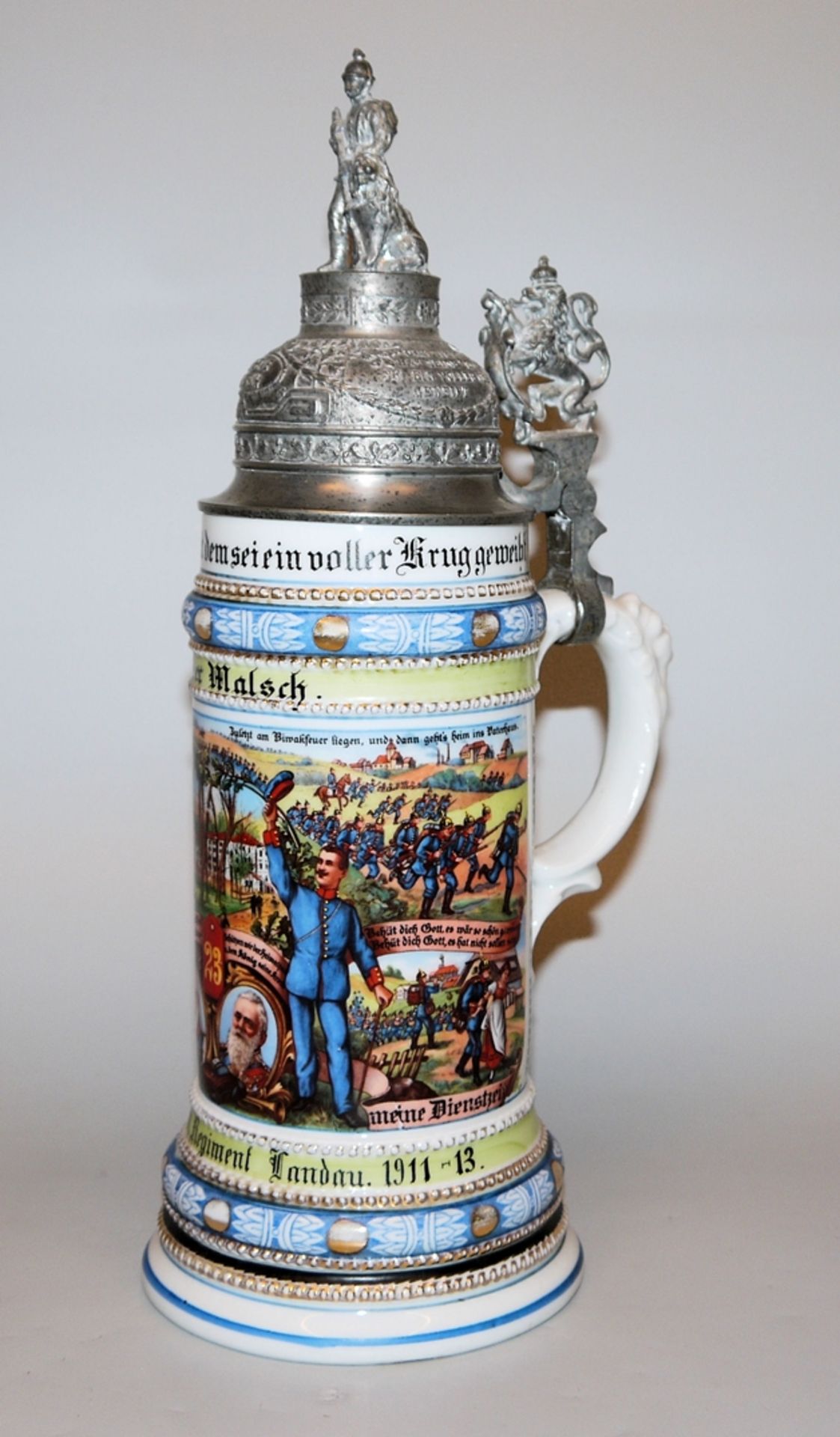 Reservistenkrug eines Gefreiten, Landau 1913