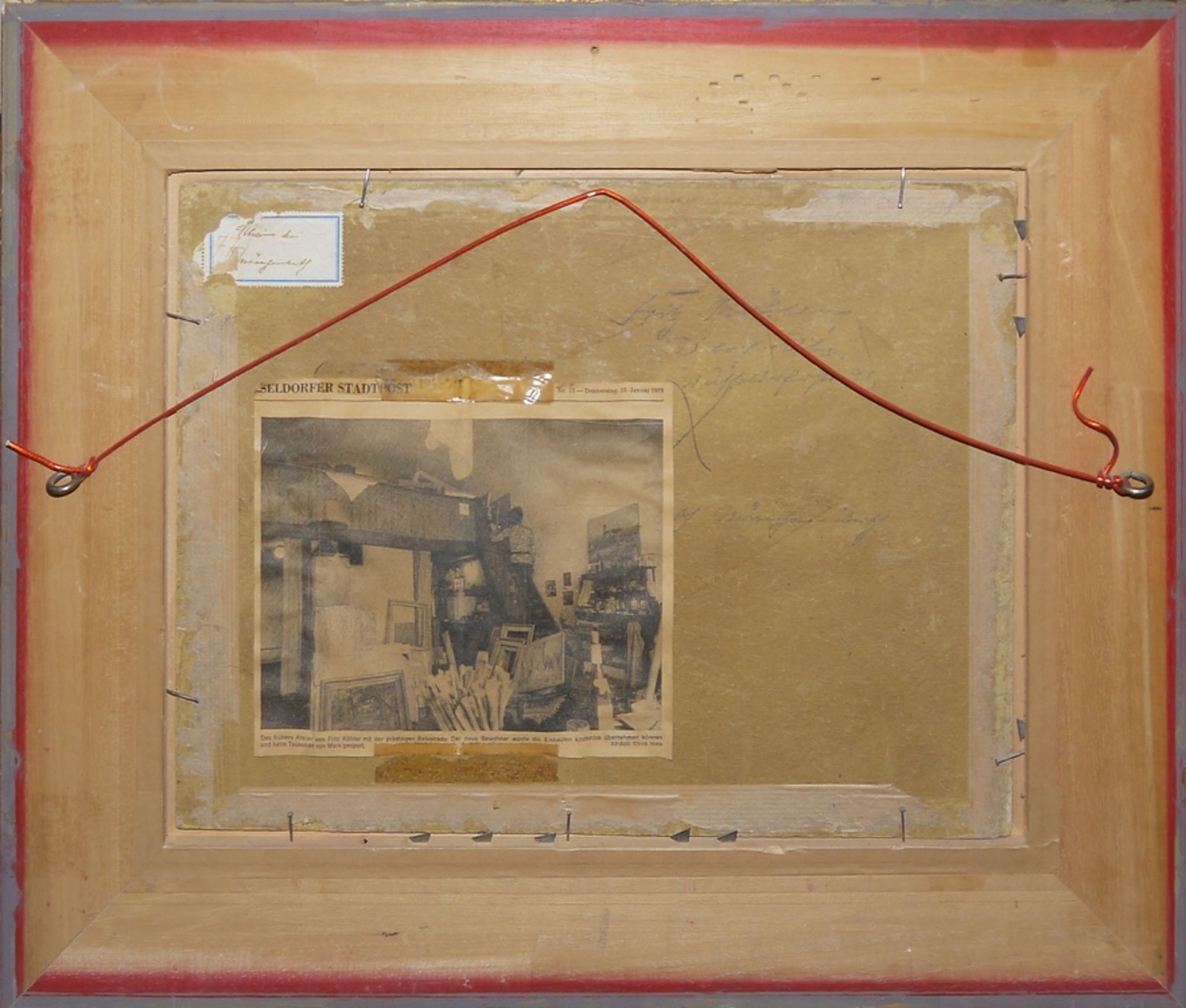 Fritz Köhler, Seelandschaft, Ölgemälde, gerahmt - Bild 4 aus 4