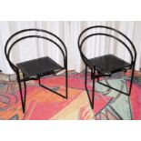 Mario Botta, zwei Stühle "Latonda", für Alias, Mailand 1980er Jahre