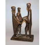 Ingrid Seddig, Bronzeplastik Gespräch von 1984