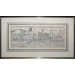 Sebastian Münster, "Florentisimae ciutatis Heidelbergensis situs & genuina pictura, tàm arcem quàm 