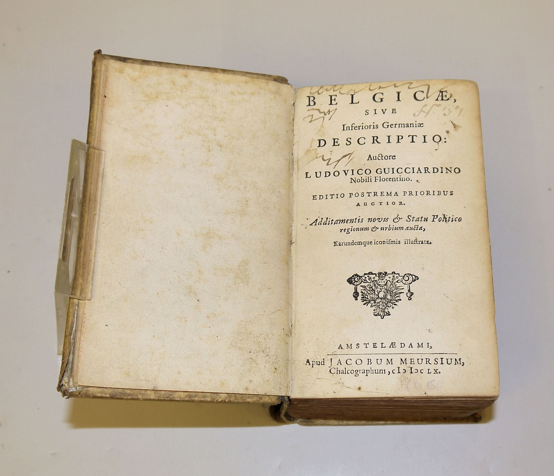 Antiquarischer Reisebericht über Belgien von 1660