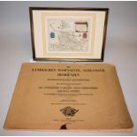 Landkarte Schlesiens, handgemalt, 17./18. Jh. & Antiquarisches zu Schlössern und Residenzen Preußen