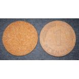 Rolf Bergmeier, 1 Pfennig, 2 plastische Arbeiten von 1993