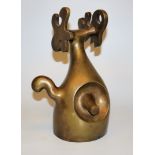 Otmar Alt, "Windmacher", Bronzeplastik von 1969